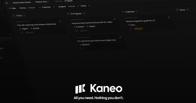 Kaneo: обзор open source менеджера задач