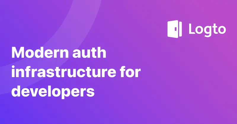 Logto: open-source аутентификация для SaaS и AI