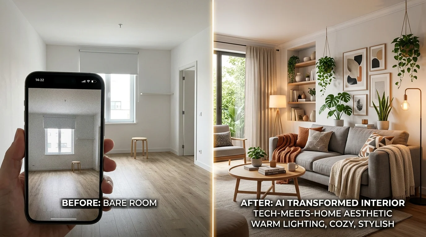ChatGPT как дизайнер интерьера: фото до и после