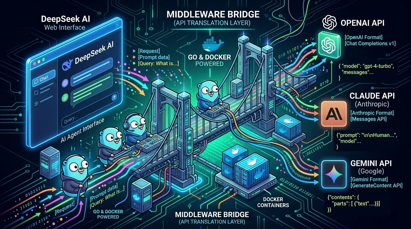 DS2API: DeepSeek V4 через OpenAI, Claude и Gemini API