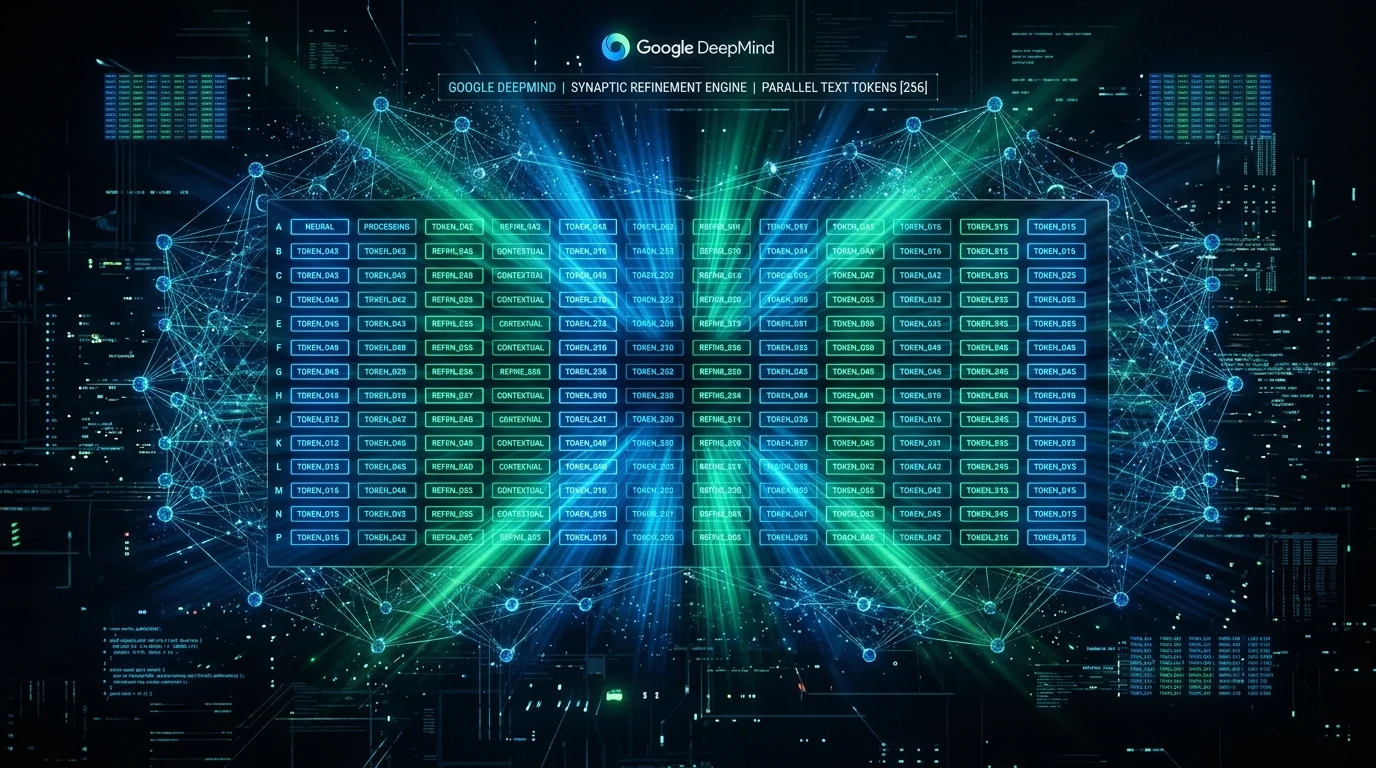 DiffusionGemma: открытая модель Google, которая генерирует текст в 4 раза быстрее