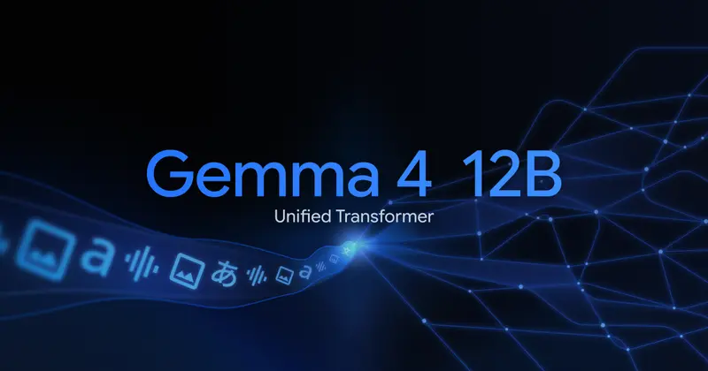 Gemma 4 12B: мультимодальный ИИ без энкодеров для ноутбука