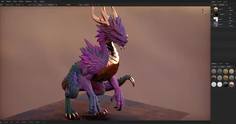 ArmorPaint 1.0: открытый 3D-текстурщик с ИИ