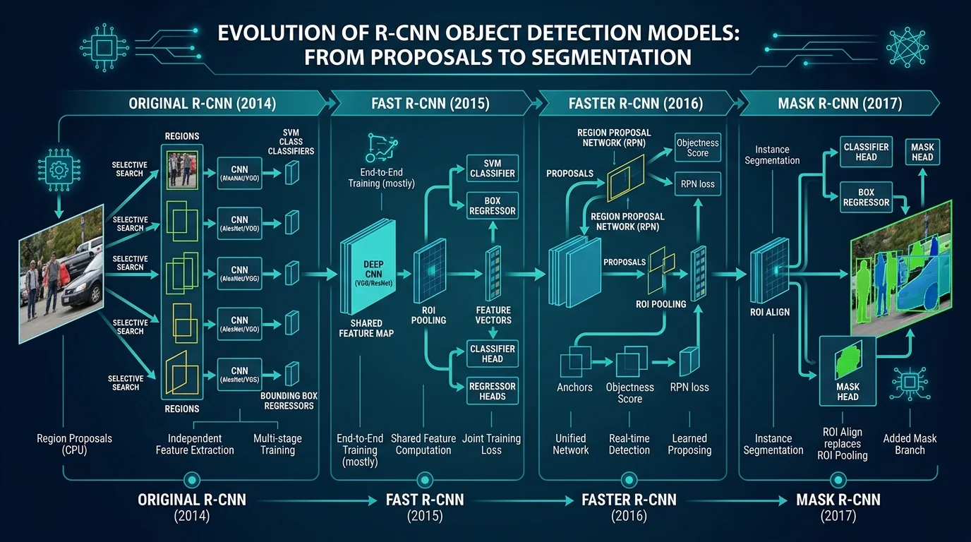 R-CNN Family: эволюция детекции объектов