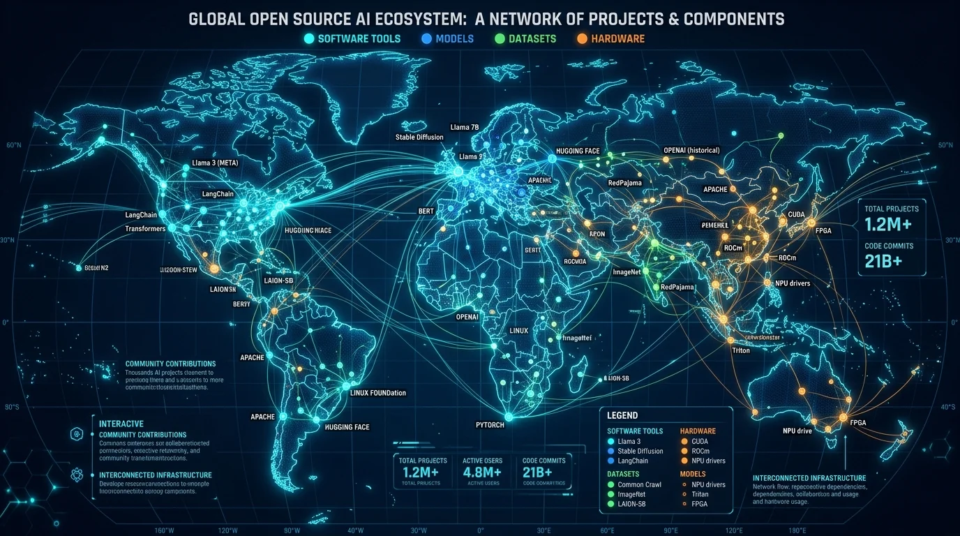 Open Source AI Gap Map: карта пробелов открытого ИИ