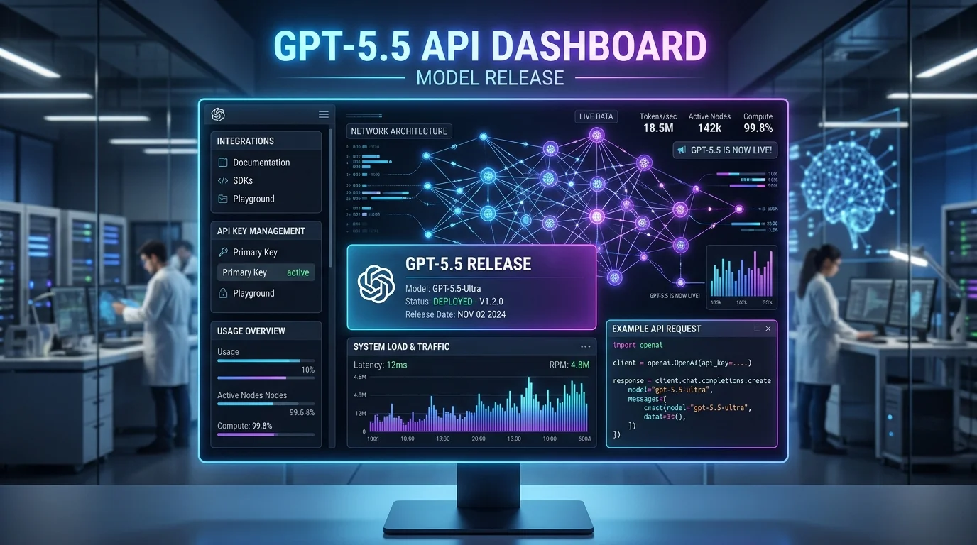 OpenAI открыл API для GPT-5.5 и GPT-5.5 Pro
