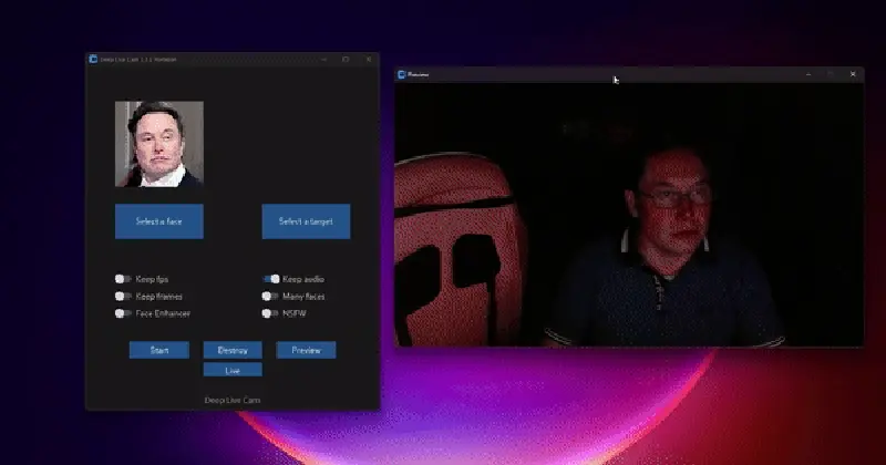 Deep-Live-Cam: замена лица в реальном времени
