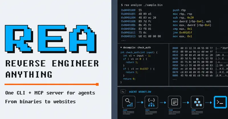 REA: реверс-инжиниринг с AI-агентами