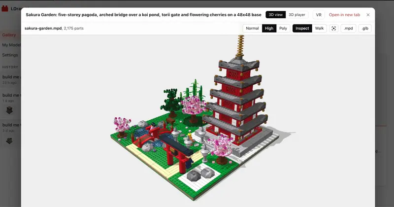 LDraw Nova: ИИ генерирует LEGO-модели из текста