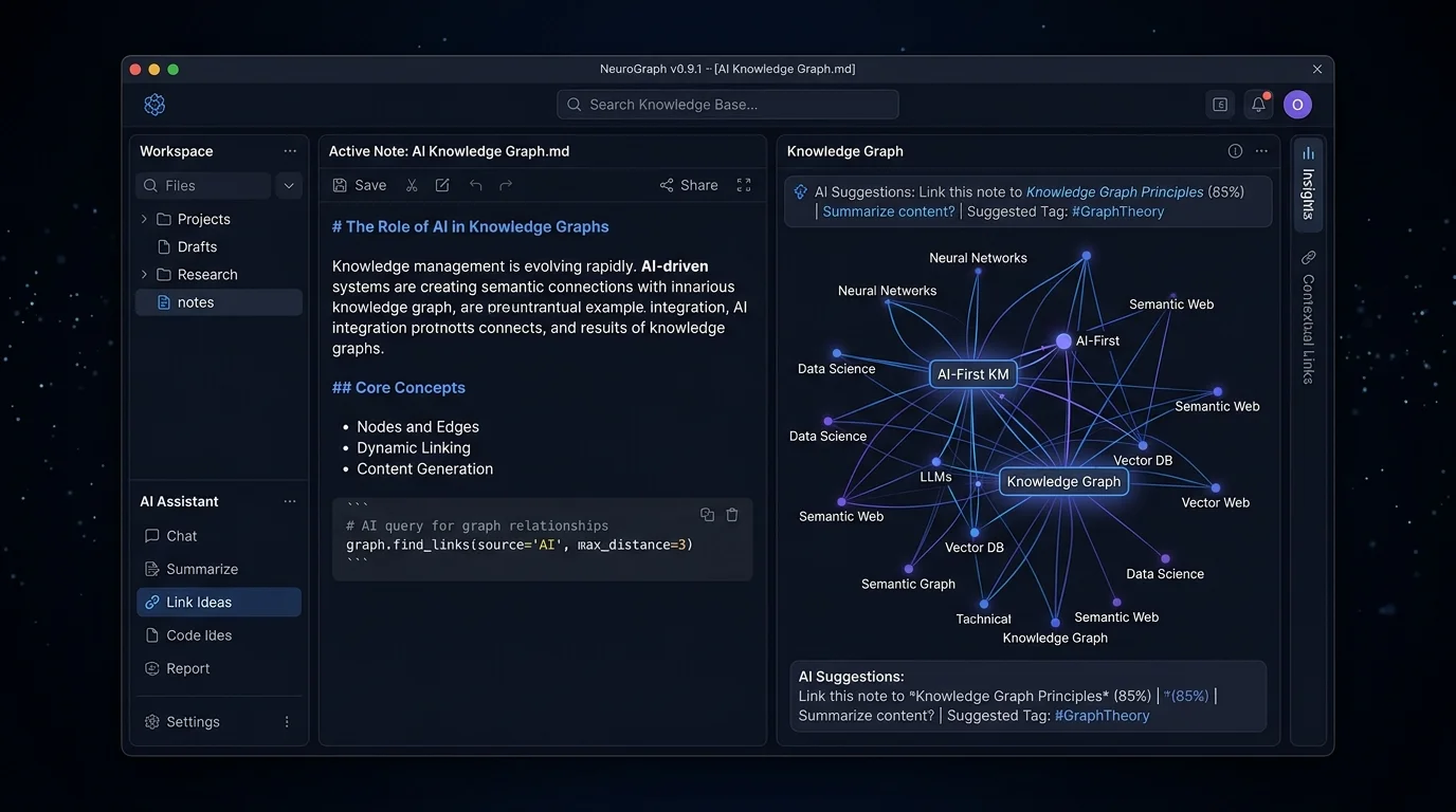 OpenKnowledge: AI-редактор знаний вместо Obsidian