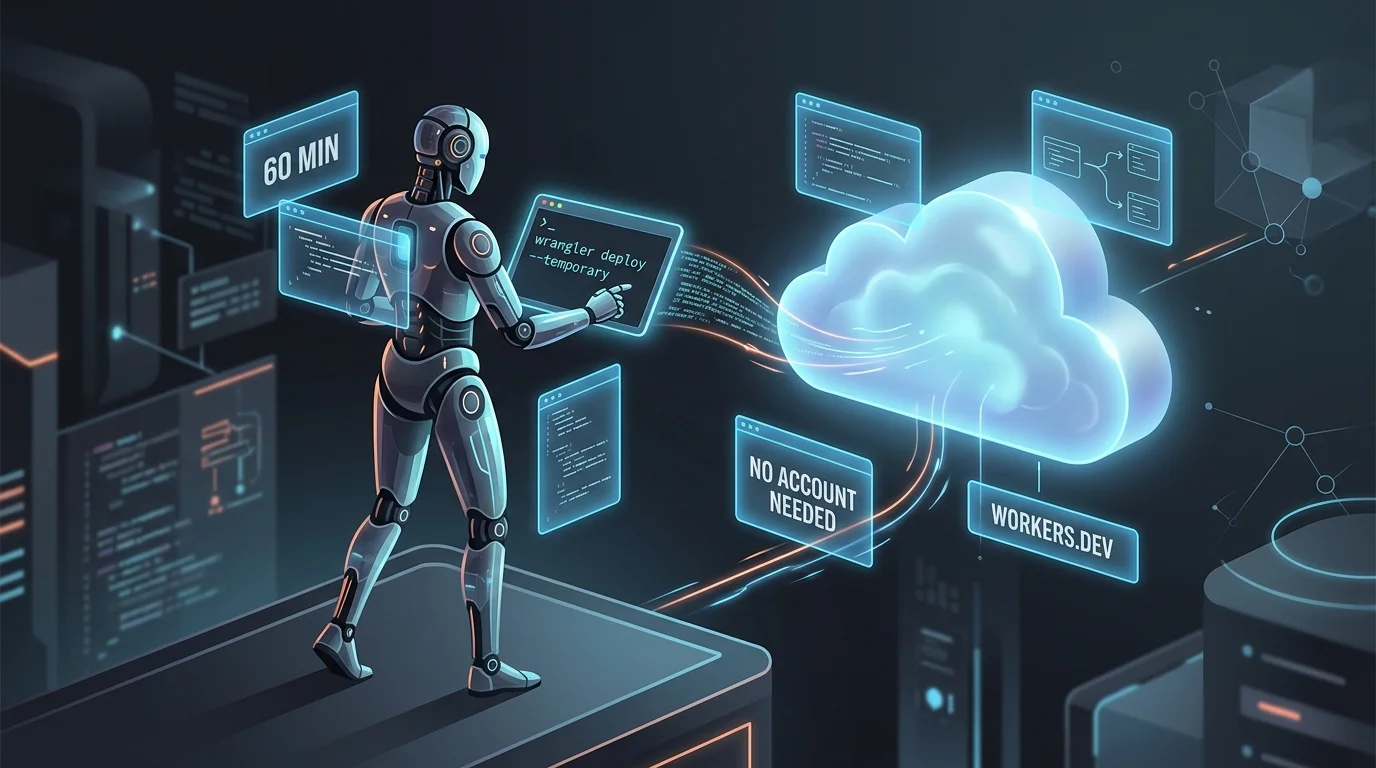 Временные аккаунты Cloudflare: деплой без регистрации