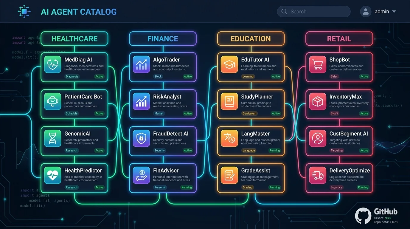 500 AI Agents Projects: обзор каталога агентов