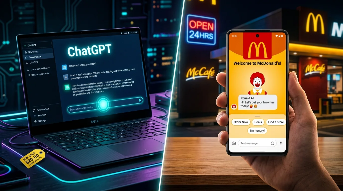 «McGPT»: чат-бот McDonald's против ChatGPT Plus