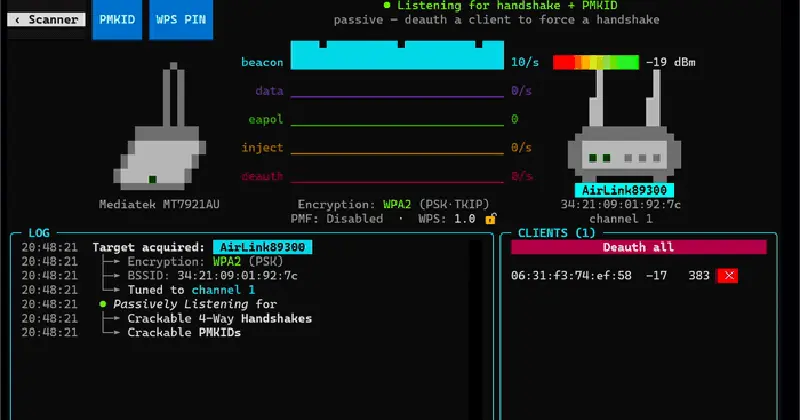 wifit3: кроссплатформенный USB Wi-Fi аудитор